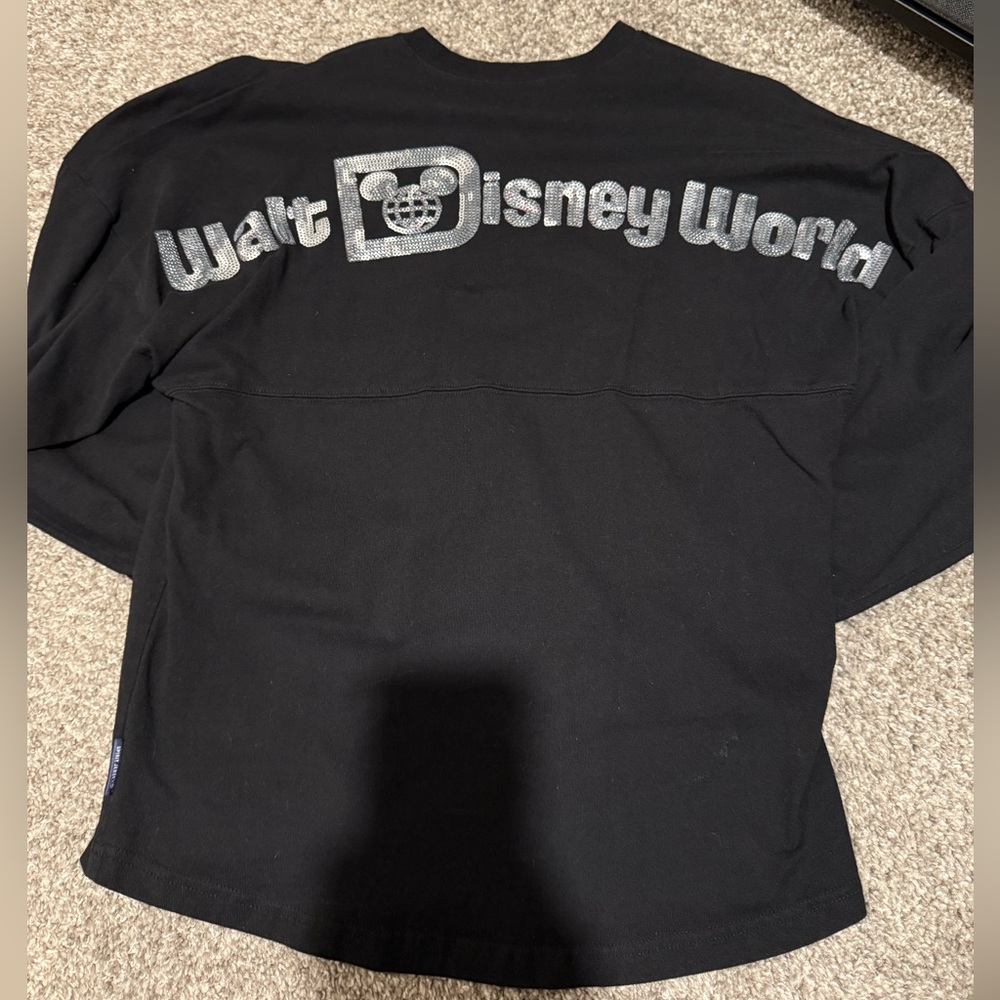 Walt Disney World Black Sequin Spirit Jersey